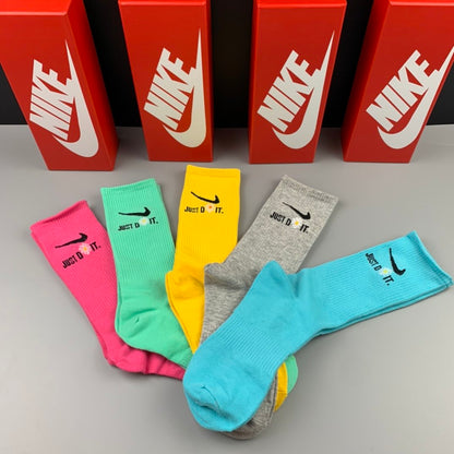 Nike Just Do It High  Socks 5 Pack