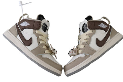 Kids Air Jordan 1 High  'Panda Sail Brown'