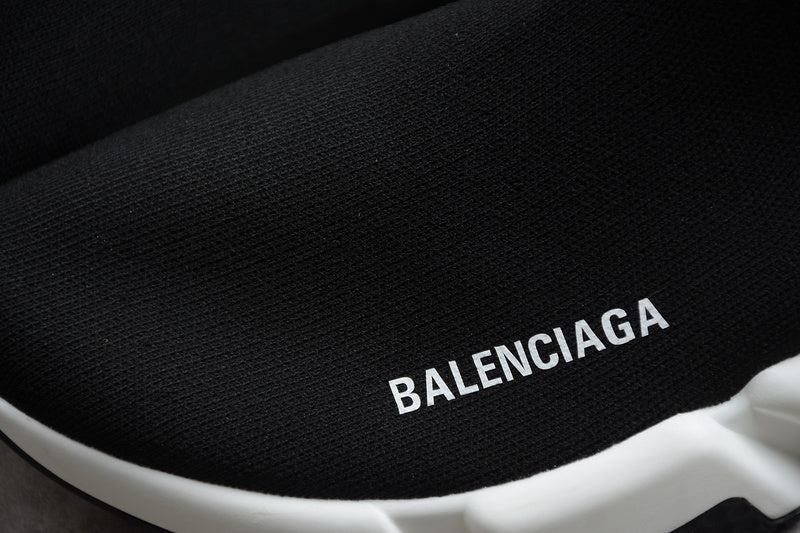 Balenciaga Speed Black/White-Clear