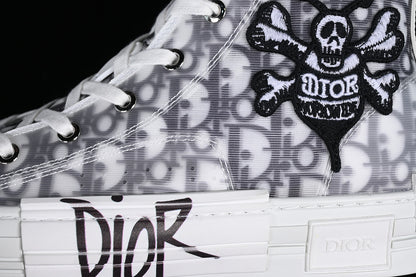 Dior And Shawn B23 High Top Bee Embroidery