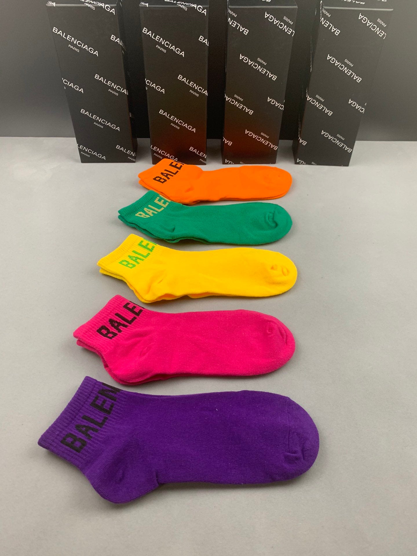 Balenciaga Low Socks 5 Pack