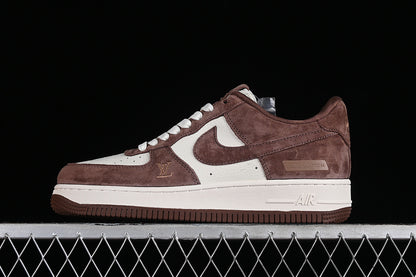 Air Force One Low X Louis Vuitton White-Brown